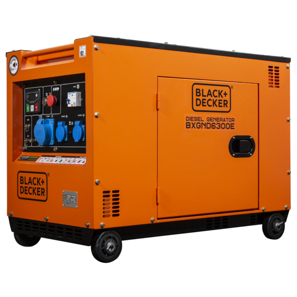 Фото - Генератор дизельний Black&Decker BXGND6300E