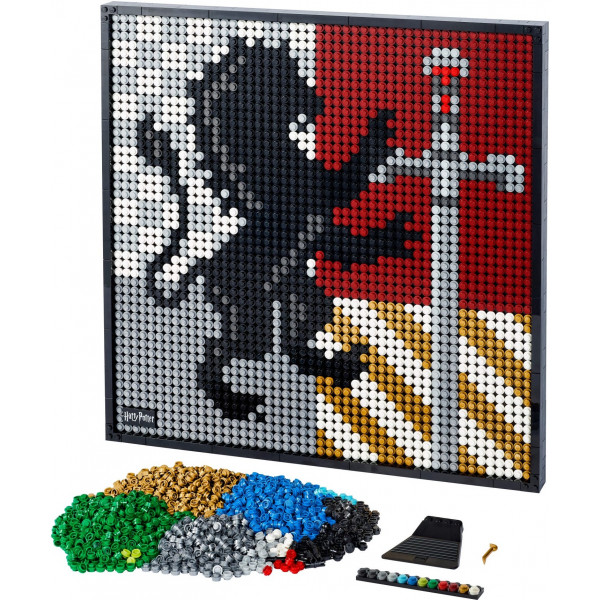 Фото - Конструктор LEGO Art Harry Potter Герби Хогвартса (31201)