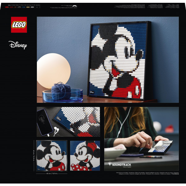 Фото - Конструктор LEGO Art Диснеївський Міккі Маус (31202)