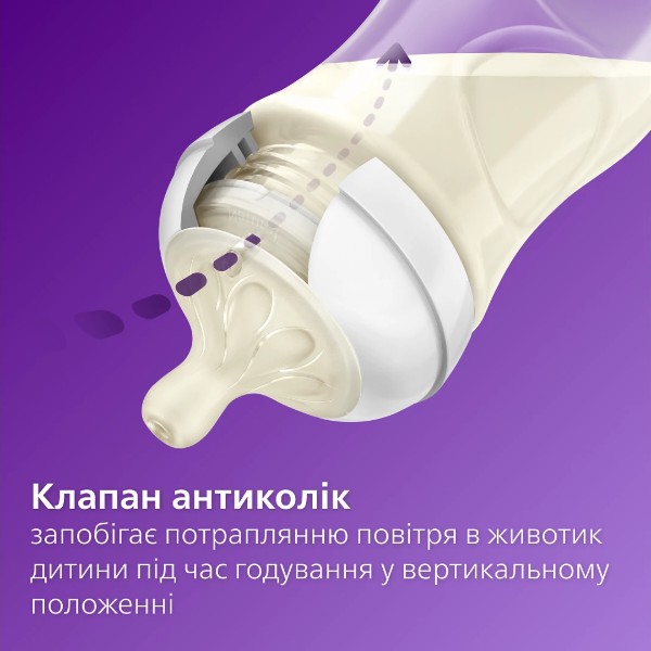 Фото - Пляшка для годування Philips Avent SCY900/02 Natural Природний Потік 125 мл., 2шт. (SCY900/02)