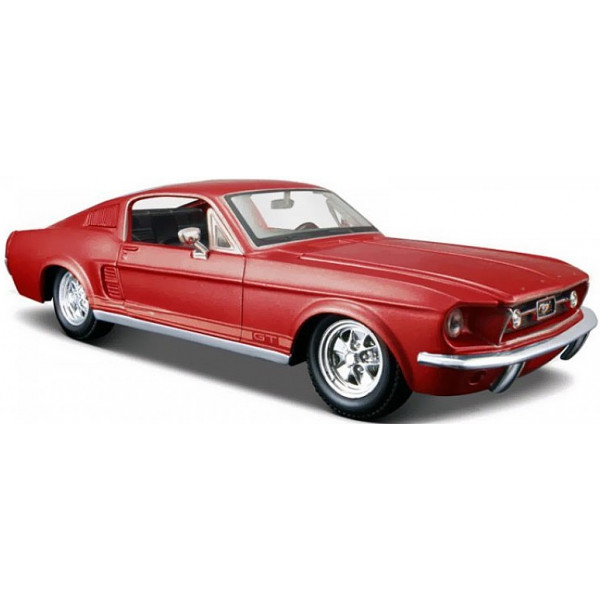 Фото - Колекційна машинка 1:24 Maisto Ford Mustang GT 1967 червоний (31260 red)