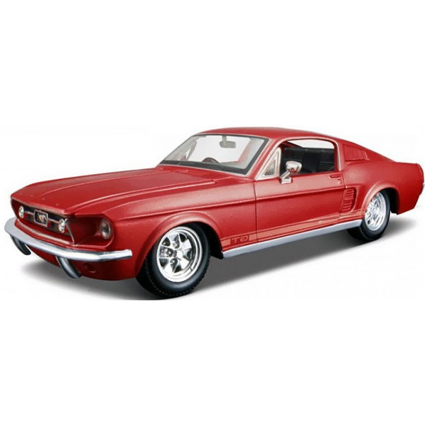 Фото - Колекційна машинка 1:24 Maisto Ford Mustang GT 1967 червоний (31260 red)