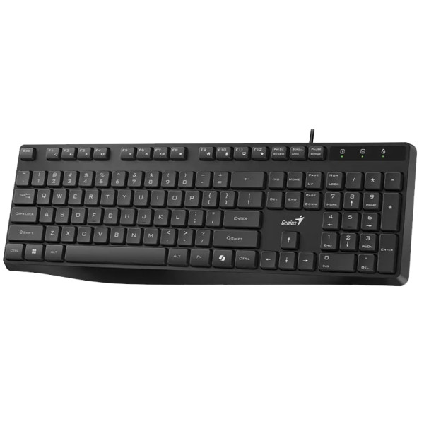 Фото - Клавіатура дротова Genius KB-117S Black (31300017409)