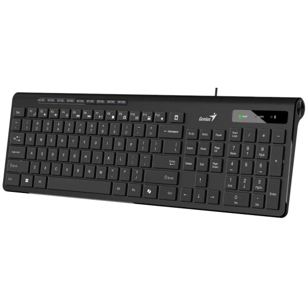 Фото - Клавіатура дротова Genius SlimStar 230II Black (31310048406)