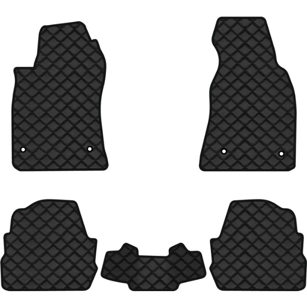 Фото - Коврики из экокожи в салон авто EVAtech ECO для A6 (C5) FWD Restyling Audi 2001-2004 2 поколение Combi EU AU32841CG5AV4BBB