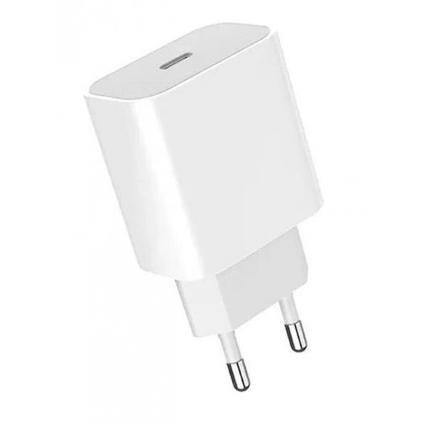 Фото - Мережевий зарядний пристрій Denmen DC06 20W 3.6A USB-C White (DM-DC06-WH)