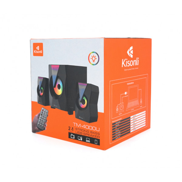 Фото - Комп'ютерна акустика компактна 2.0 Kisonli TM-4000U