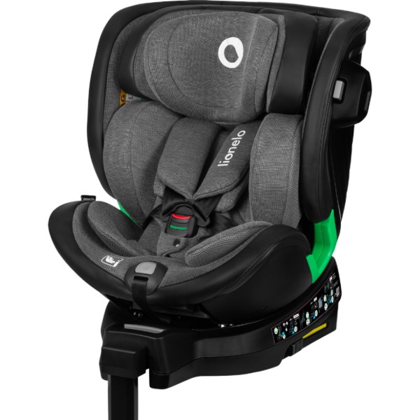 Фото - Автокрісло Lionelo HARMONY I-SIZE GREY GRAPHITE LEATHER