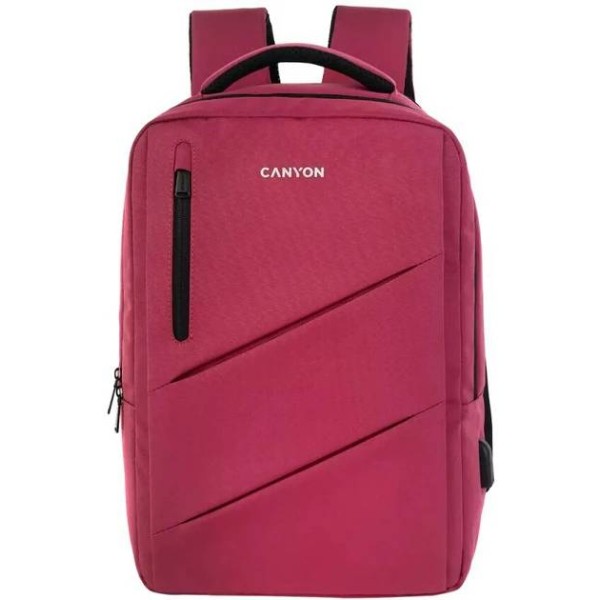 Фото - Рюкзак для ноутбуку Canyon BPE-5 Urban USB 15.6'' 12-18L Burgundy (CNS-BPE5BD1) Фото - Рюкзак для ноутбуку Canyon BPE-5 Urban USB 15.6'' 12-18L Burgundy (CNS-BPE5BD1)