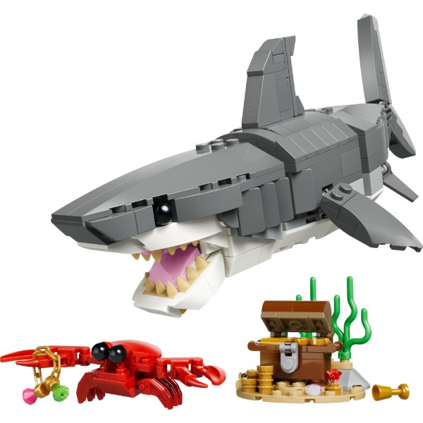 Фото - Конструктор LEGO Creator Злая акула с сундуком сокровищ (31381)