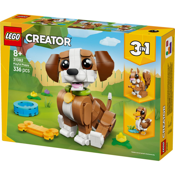 Фото - Конструктор LEGO  Creator Чарівні тварини: грайливе цуценя (31382)