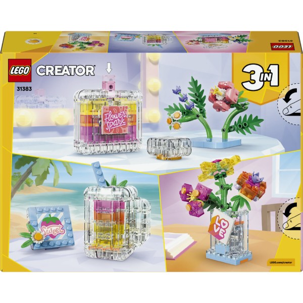 Фото - Конструктор LEGO  Creator Флакон для парфумів із квітковим декором (31383)