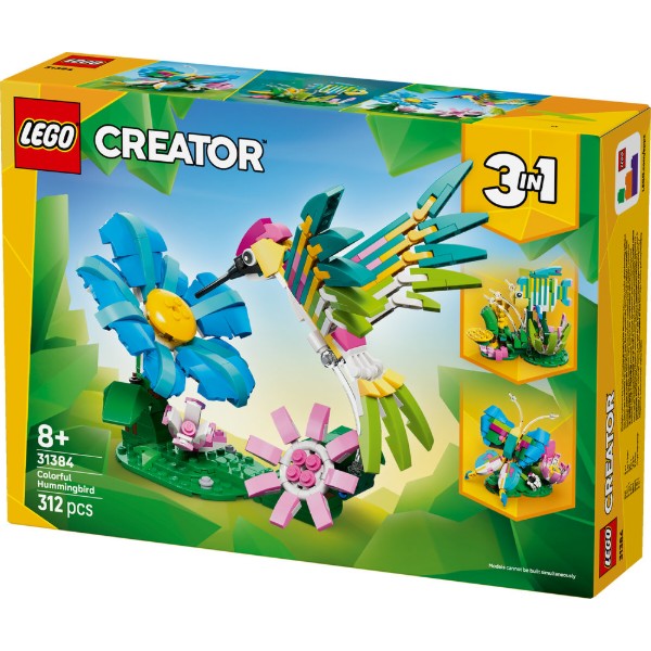 Фото - Конструктор LEGO Creator Дикие животные: яркий колибри (31384)