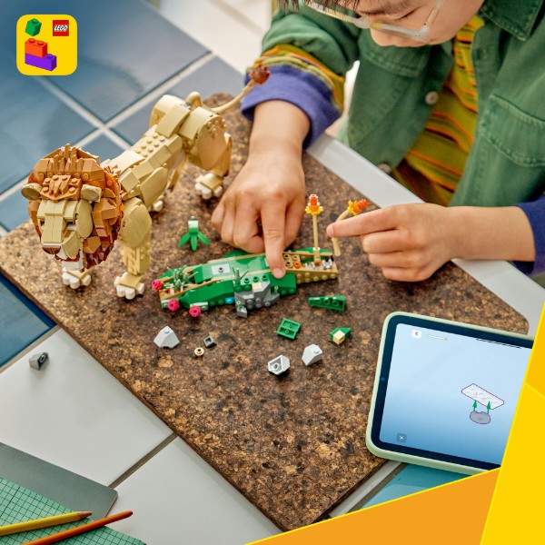 Фото - Конструктор LEGO  Creator Дикі тварини: Величний лев (31386)