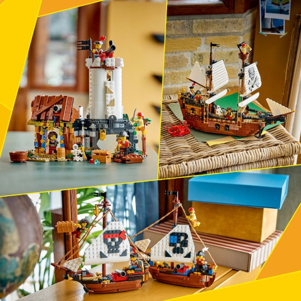 Фото - Конструктор LEGO Creator Культовий піратський корабель (31387)