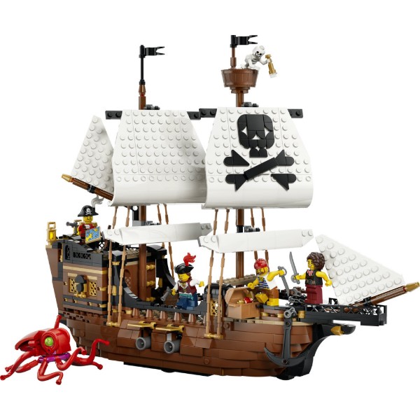 Фото - Конструктор LEGO Creator Культовий піратський корабель (31387)