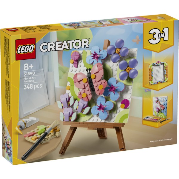 Фото - Конструктор LEGO  Creator Декоративний живопис «Квіткове мистецтво» (31390)