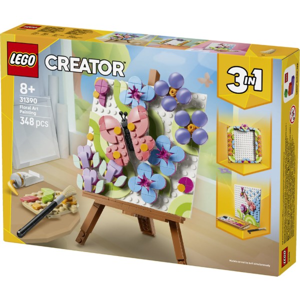 Фото - Конструктор LEGO  Creator Декоративний живопис «Квіткове мистецтво» (31390)