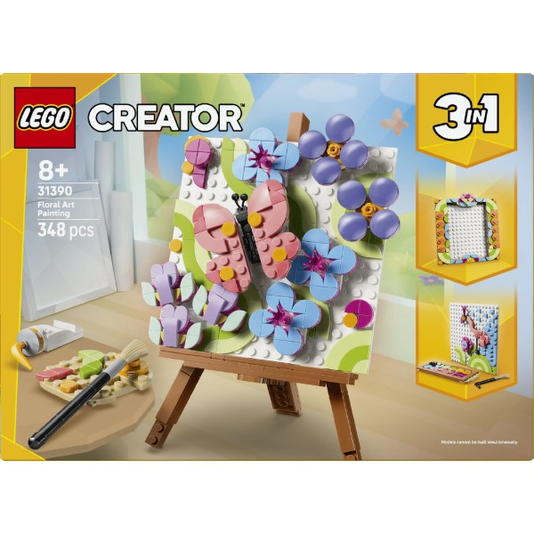 Фото - Конструктор LEGO  Creator Декоративний живопис «Квіткове мистецтво» (31390)
