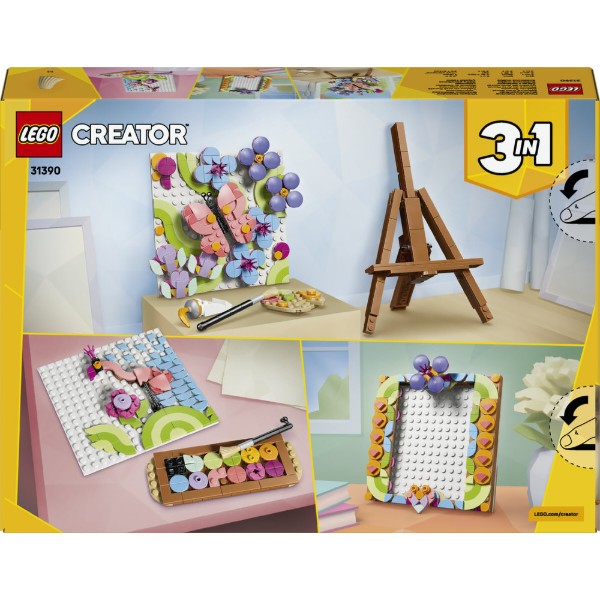 Фото - Конструктор LEGO  Creator Декоративний живопис «Квіткове мистецтво» (31390)