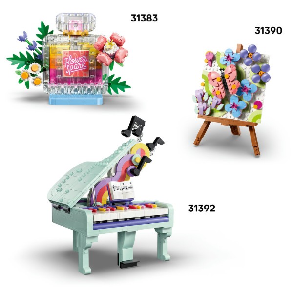 Фото - Конструктор LEGO  Creator Декоративний живопис «Квіткове мистецтво» (31390)