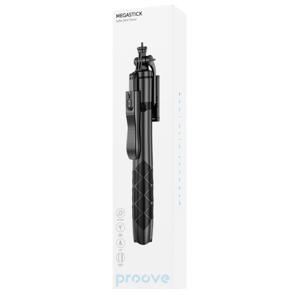 Фото - Трипод для селфи Proove MegaStick Selfie Stick Tripod (1530 mm) Black