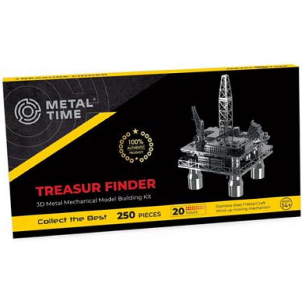 Фото - Металевий конструктор Metal Time Treasure Finder механічна нафтова платформа (MT008)
