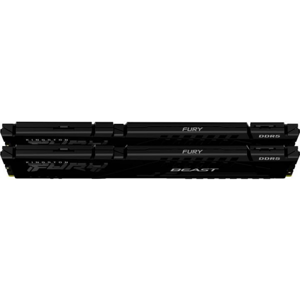 Фото - Память DDR Kingston Fury Beast DDR5-5200 64GB (2x32) CL36-40-40  1.25V EXPO (KF552C36BBEK2-64)
