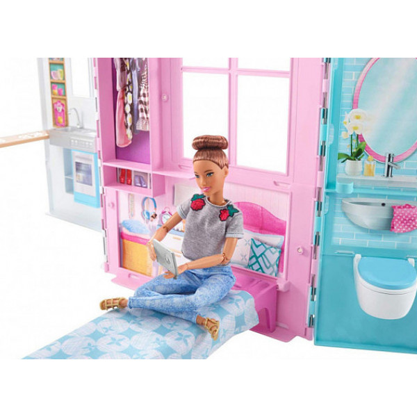 Фото - Меблі і будиночки для ляльки Barbie Портативний будиночок (FXG54)