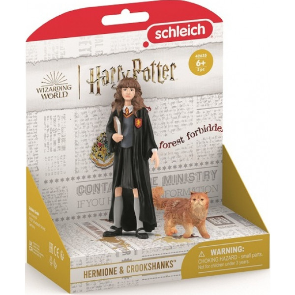 Фото - Колекційні фігурки набір Schleich Герміона та Криволапик (42635)