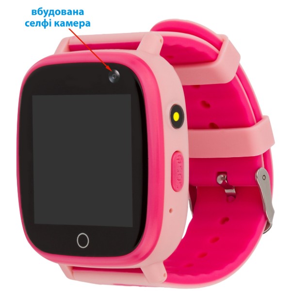 Фото - Детские часы AmiGo GO001 Swimming Camera+LED Pink