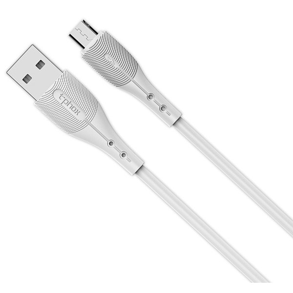 Фото - Кабель синхронізації даних T-phox Wing Micro USB 1m White (T-M836)