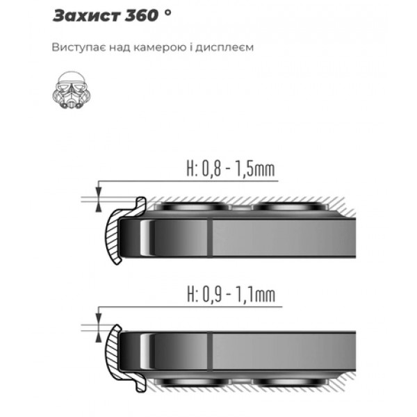 Фото - Чехол для смартфона Armorstandart Icon for Samsung Galaxy A04e SM-A042/M04 SM-M045/F04 SM-E045 Camera cover Black (ARM65140)