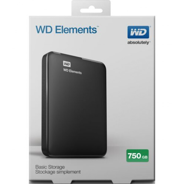 Фото - Жорсткий диск зовнішній Western Digital Elements 2 TB Black (WDBU6Y0020BBK-WESN)