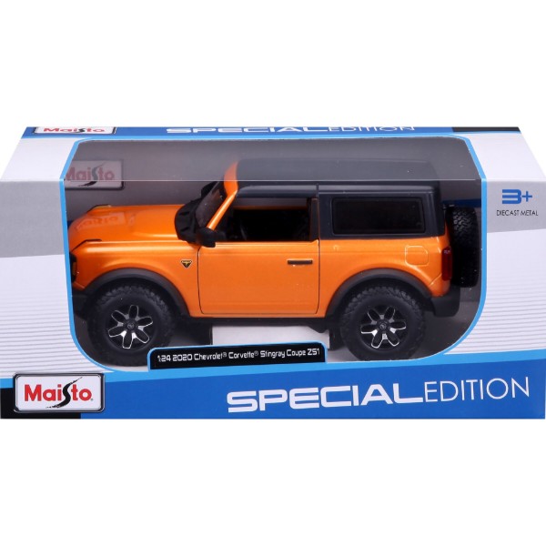 Фото - Коллекционная машинка 1:24 Maisto Ford Bronco, масштаб 1:24 (31530 met. orange)