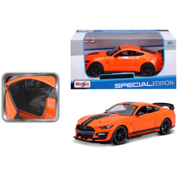 Фото - Колекційна машинка 1:24 Maisto 2020 Ford Mustang Shelby GT500 1:24 (31532 orange)