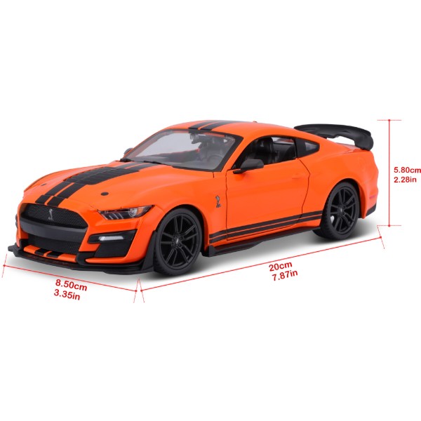 Фото - Колекційна машинка 1:24 Maisto 2020 Ford Mustang Shelby GT500 1:24 (31532 orange)