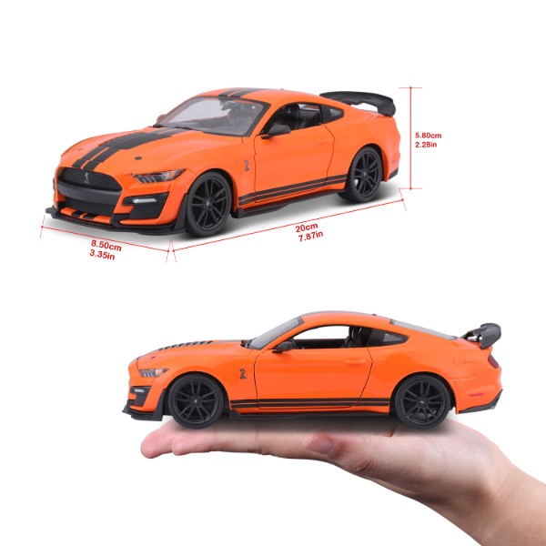 Фото - Колекційна машинка 1:24 Maisto 2020 Ford Mustang Shelby GT500 1:24 (31532 orange)
