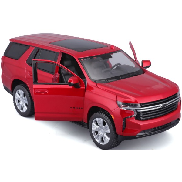 Фото - Колекційна машинка 1:24 Maisto 2021 Chevy Tahoe, масштаб 1:24 (31533 red)