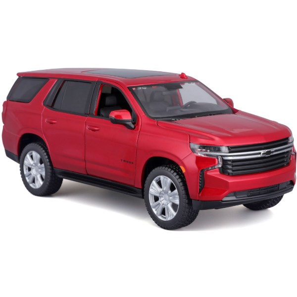 Фото - Колекційна машинка 1:24 Maisto 2021 Chevy Tahoe, масштаб 1:24 (31533 red)