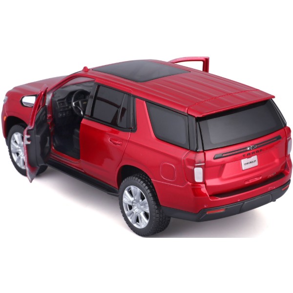 Фото - Колекційна машинка 1:24 Maisto 2021 Chevy Tahoe, масштаб 1:24 (31533 red)