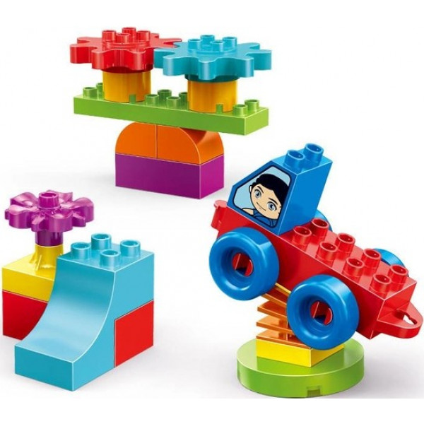 Фото - Пластиковий конструктор Banbao "BanBaoZOO" (20 елм.) Дитячий майданчик (9006)