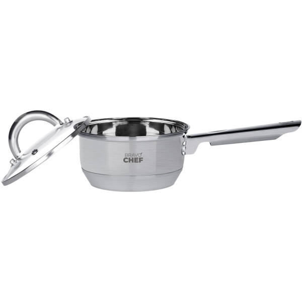 Фото - Ківш BRAVO CHEF 14 см 1.15 л з кришкою (BC-4001-14)