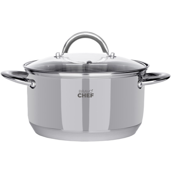 Фото - Каструля BRAVO CHEF 20 см 3.6 л з кришкою (BC-2001-20) Фото - Каструля BRAVO CHEF 20 см 3.6 л з кришкою (BC-2001-20)