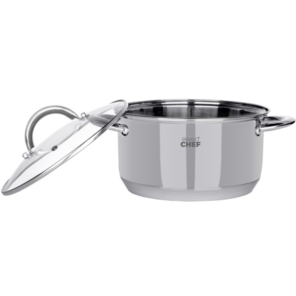 Фото - Каструля BRAVO CHEF 20 см 3.6 л з кришкою (BC-2001-20)