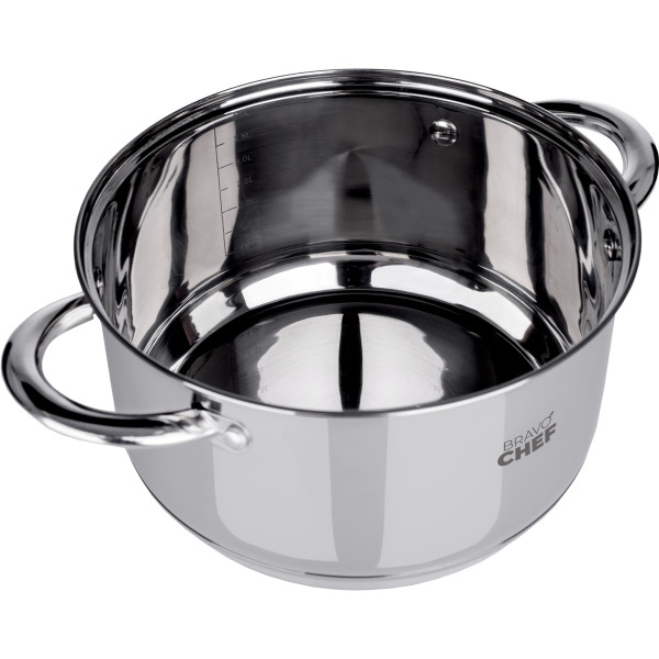 Фото - Каструля BRAVO CHEF 20 см 3.6 л з кришкою (BC-2001-20)