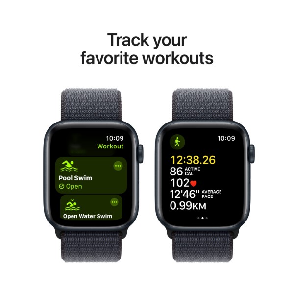 Фото - Смарт-часы Apple Watch SE GPS 40mm Midnight Aluminium Case with Ink Sport Loop