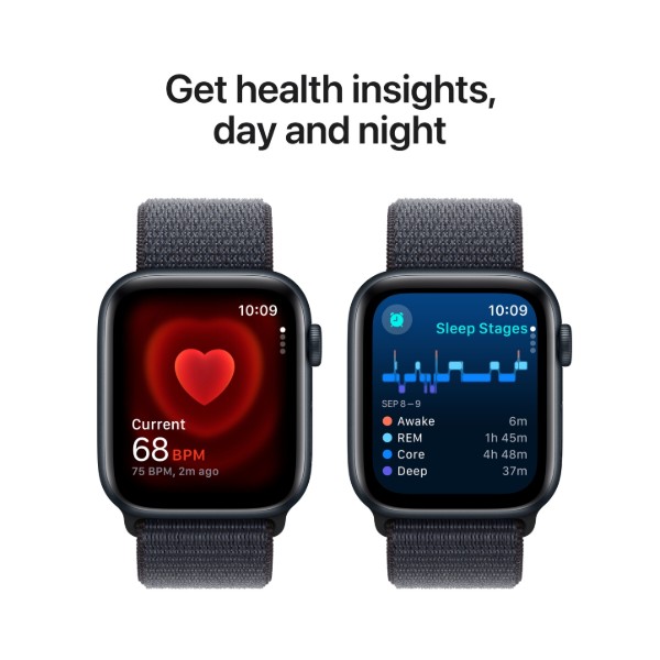 Фото - Смарт-часы Apple Watch SE GPS 40mm Midnight Aluminium Case with Ink Sport Loop