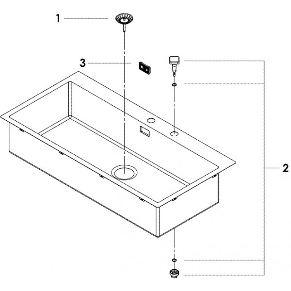 Фото - Мийка кухонна Grohe K800 (31586SD1)