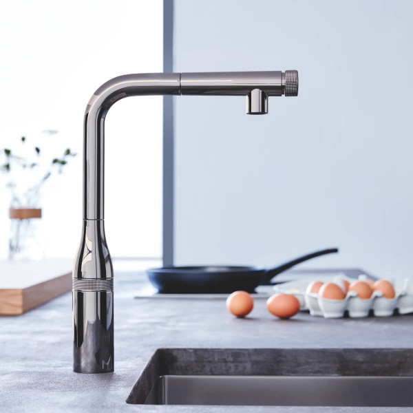 Фото - Смеситель кухонный Grohe Minta Smart Control Графит (31615A00)